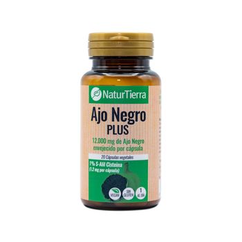 Ajo Negro Plus 20 Cápsulas Vegetales Naturtierra