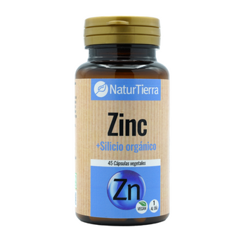 Zinc + Silicio Orgánico 45 Cápsulas Vegetales Naturtierra