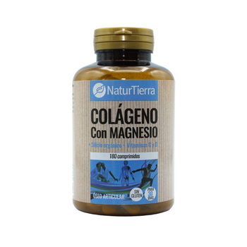 Colágeno Hidrolizado Con Magnesio+silicio Orgánico+vitaminas C Y D 180 Comprimidos Naturtierra