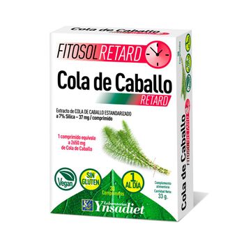 Cola De Caballo Fitosol Retard 30 Comprimidos Ynsadiet