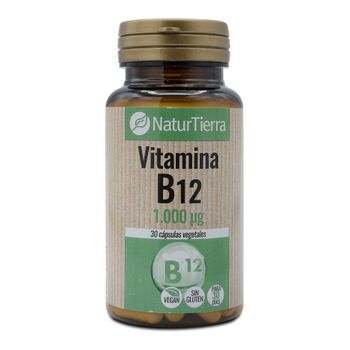 Vitamina B12 30 Cápsulas Vegetales Naturtierra