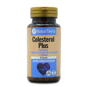 Colesterol Plus Berberina + Levadura De Arroz Rojo Fermentado + Cilantro 30 Cápsulas Naturtierra