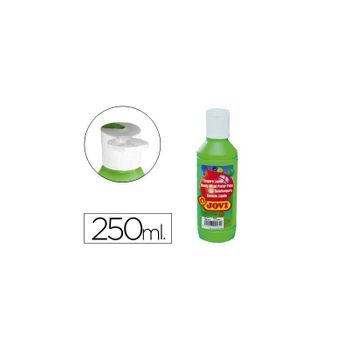 Tempera Liquida Jovi Escolar 250 Ml Verde Medio