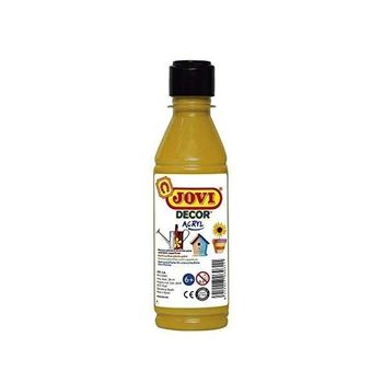 Jovi Pintura Plastica Jovidecor Acryl Oro Botella De 250 Ml