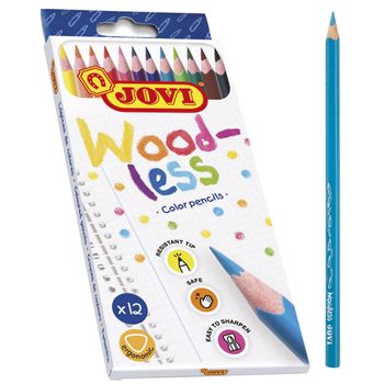 Lápices De Colores Jovi Woodless 12 Unidades