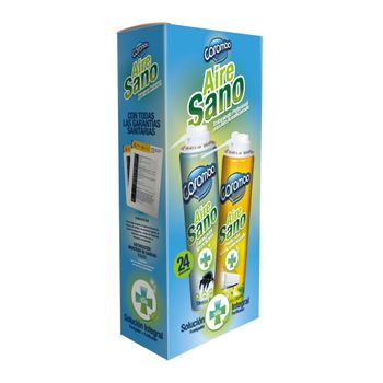 Aerosol 2x600ml Sistema Tidas Fumigador Insecticida Y Purificador Para Aire Acondicionado