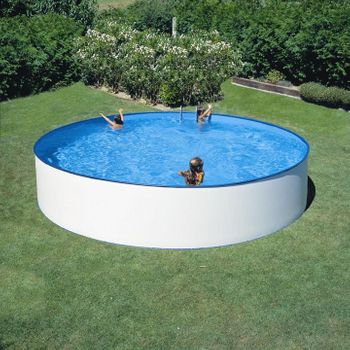 Piscina Redonda Blanca Ø 300 X 90 Cm Gre