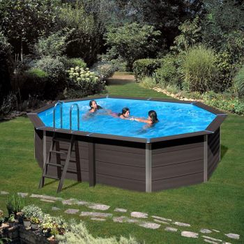 Piscina Composte Ovalada 664x386x124 Cm Gre