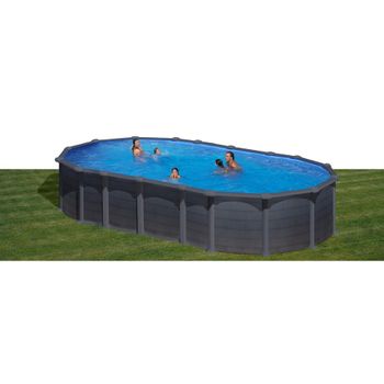 Piscina Serie Capri Ovalada Grafito 610x375x132cm Gre