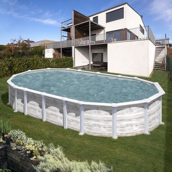 Piscina Acero Imitacion Nordico 730 X 375 X 132 Cm