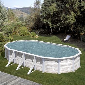 Piscina Acero Imitacion Nordico 730 X 375 X 132 Cm