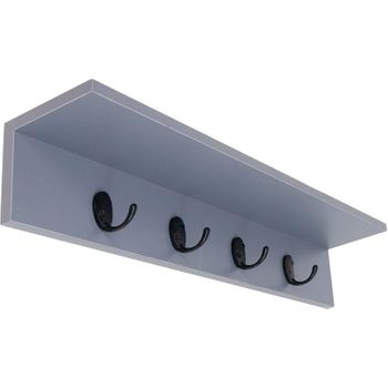 Perchero De Pared Parlinette 65x5x26 Cm Color Negro Vente-unique con  Ofertas en Carrefour