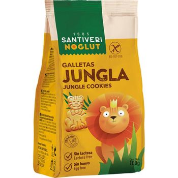 Galletas Jungla Sin Gluten Santiveri Noglut 100 G