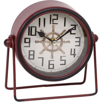 Reloj De Mesa Vintage - Rojo