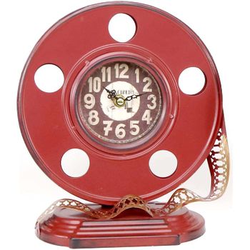 Reloj De Mesa Radio Vintage - Rojo con Ofertas en Carrefour