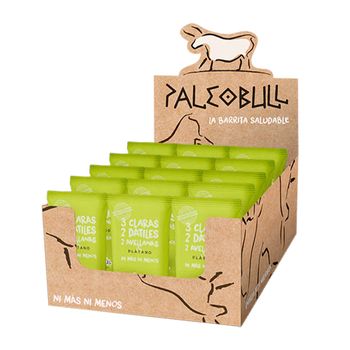 Paleobull - Caja De Barritas Energéticas 15 X 50 G - Barritas Energéticas -  Sabor: Plátan