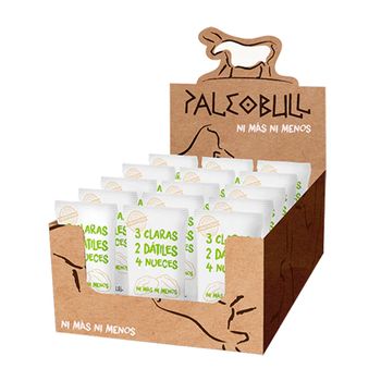 Paleobull - Caja De Barritas Energéticas 15 X 50 G - Barritas Energéticas -  Sabor: Nueces