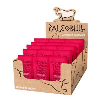 Paleobull - Caja De Barritas Energéticas 15 X 50 G - Barritas Energéticas -  Sabor: Frutos