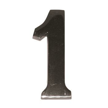 Numero Niquel Mate 10 Cm Nº 1 Ehl