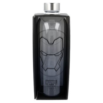 Botella De Cristal Grande 1030 Ml Marvel