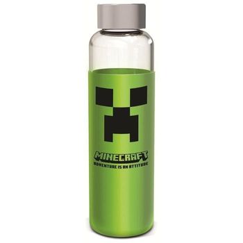 Botella - Minecraft - Vidrio - Reutilizable - 585 Ml