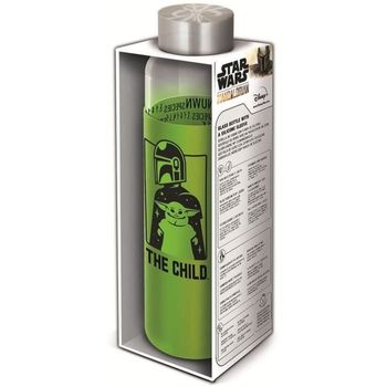 Botella - Star Wars: The Mandalorian - Vidrio - Reutilizable - 585 Ml