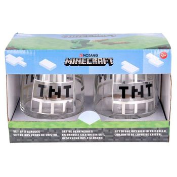 Set 2 Vasos De Cristal Minecraft