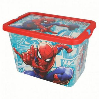 Caja Click 7l De Spiderman "comic Book"