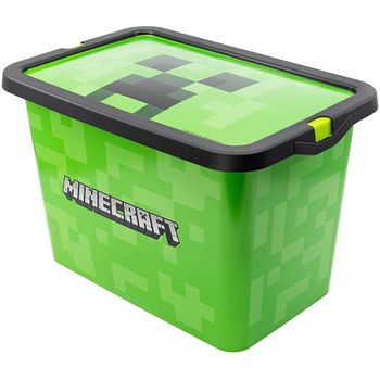 Caja Click 7l Minecraft  38 X 18 X 19 Cm