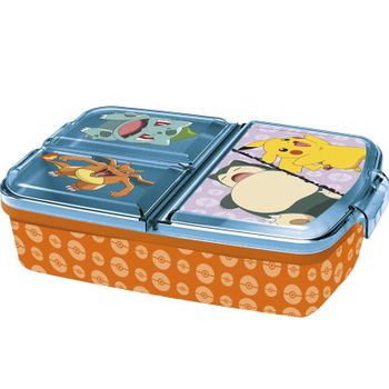 Stor SONIC, Sandwichera con 3 Compartimentos para niños - Lonchera Infantil  - Porta merienda - Fiambrera Decorada