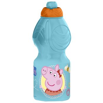 Botella Cantimplora Sport Plastico 400ml De Peppa Pig C