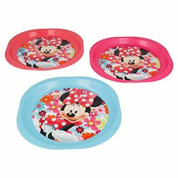 Set 3 Platos Picnic Minnie Mouse