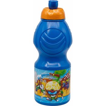 PrimeMatik - Petites bouteilles en plastique PET recyclable, carrées et  transparentes 400mL, 7 pièces.