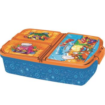 Stor SONIC, Sandwichera con 3 Compartimentos para niños - Lonchera Infantil  - Porta merienda - Fiambrera Decorada