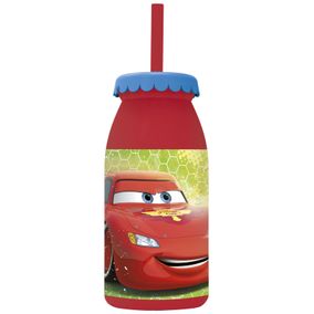 Botella Leche 300ml Con Pajita De Cars &#39;racers Edge&#39; (0/24)