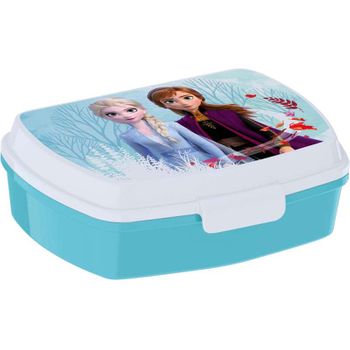 | Frozen 2 | Sandwichera Para Niños Decorada - Fiambrera Infantil | Caja Para El Almuerzo Y Porta Merienda Para Colegio - Lonchera