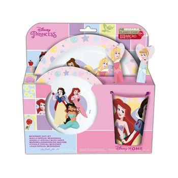 Plato Hondo Plástico Duro Infantil X2, Reutilizable para Niños 260ML.  Modelo Frozen II, Vajillas Disney ø14