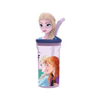 Vaso infantil reutilizable con tapa y pajita de 430 ml de Encanto - Disney