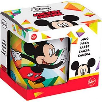 Taza Grande 325ml Mickey Mouse Happy Smiles 11,7x10x8,7cm
