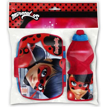 Set Botella Cantimplora Sport Y Sandwichera De Lady Bug Miraculous (0/12)