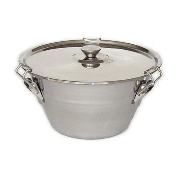 Flanero Con Tapa Inox. 18 Cm. 737