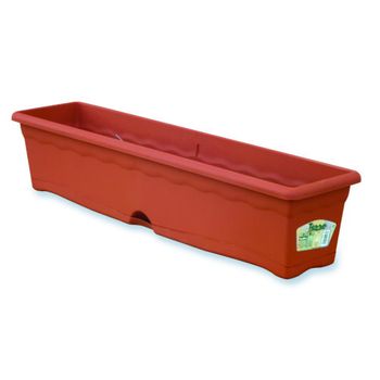 Jardinera Plast 80x20x18 C Plato Terra