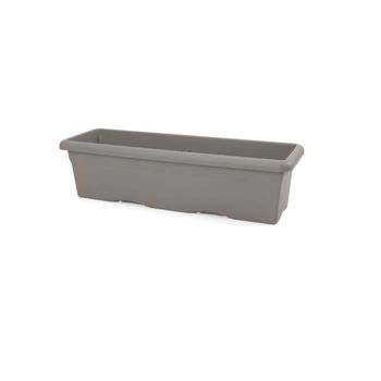 Jardinera Rectangular 60 X 33 Cm - Plastiken Taupe