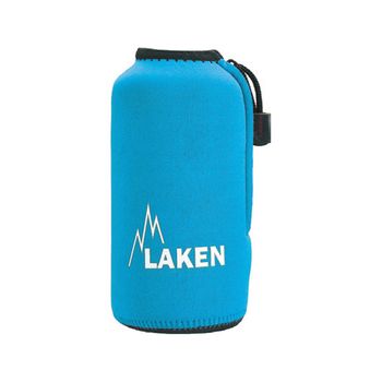 Laken - Funda De Neopreno Para Botellas De 0.6l Con Mosquetón Y Trabilla. Azul