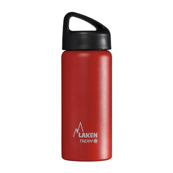 Laken Classic - Botella Térmica De Boca Ancha 0.5l En Acero Inoxidable. Rojo