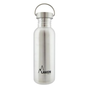 Laken Basic Steel Botella Reutilizable 750 Ml Acero Inoxidable Tapón De Acero Inoxidable