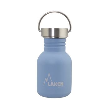 Laken Basic Steel Botella Reutilizable 350 Ml Acero Inoxidable Tapón De Acero Inoxidable