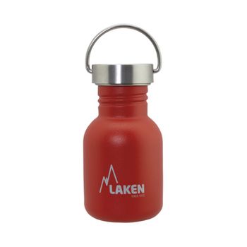 Laken Basic Steel Botella Reutilizable 350 Ml Acero Inoxidable Tapón De Acero Inoxidable