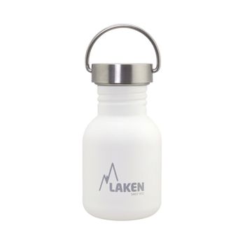 Laken Basic Steel Botella Reutilizable 350 Ml Acero Inoxidable Tapón De Acero Inoxidable