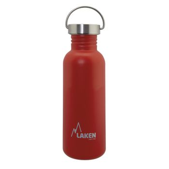 Laken Basic Steel Botella Reutilizable 750 Ml Acero Inoxidable Tapón De Acero Inoxidable